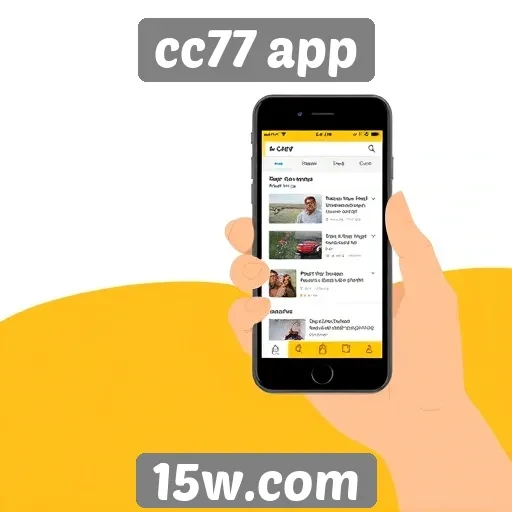 Plataforma cc77 app apresenta interface intuitiva